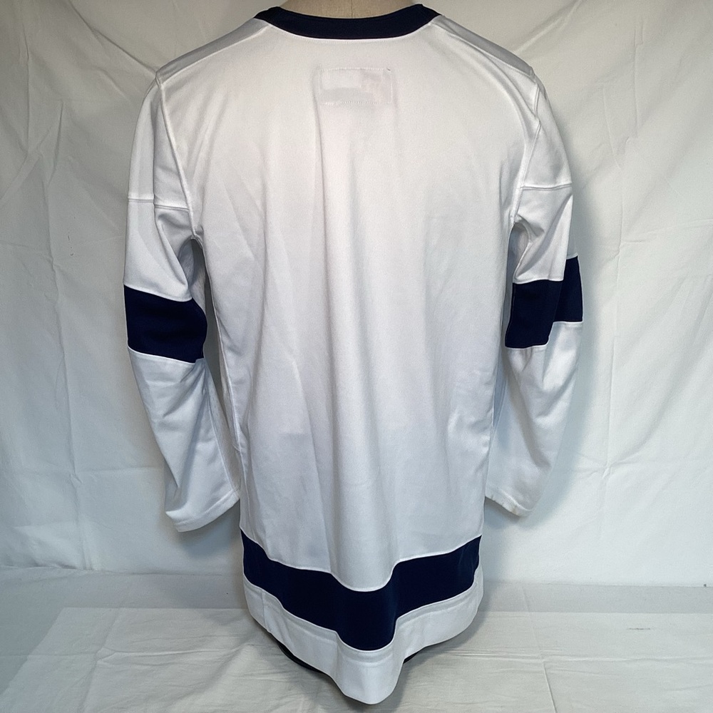 Penn State Nittany Lions Nike White And Navy Blue Hockey Jersey Mens Size Medium - Picture 4 of 13